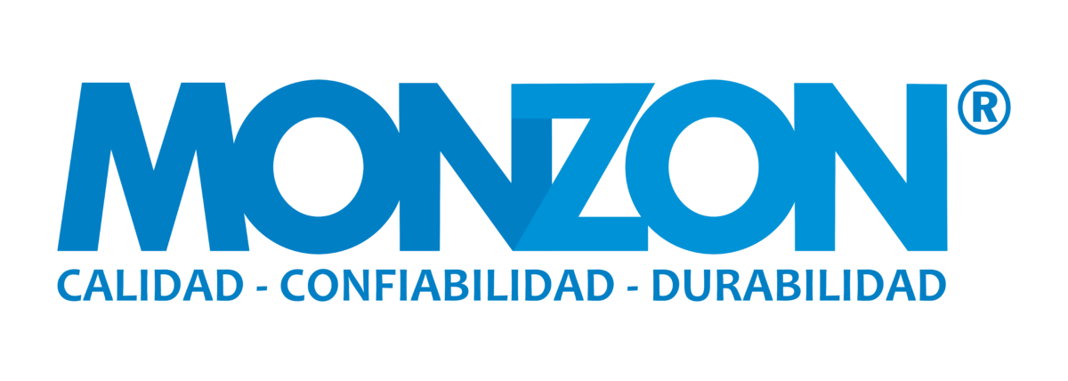 Logotipo de Monzón S.A.S. con el lema Calidad, confiabilidad y durabilidad.